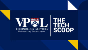 A flyer for The Tech Scoop newsletter by VPUL Technology Services